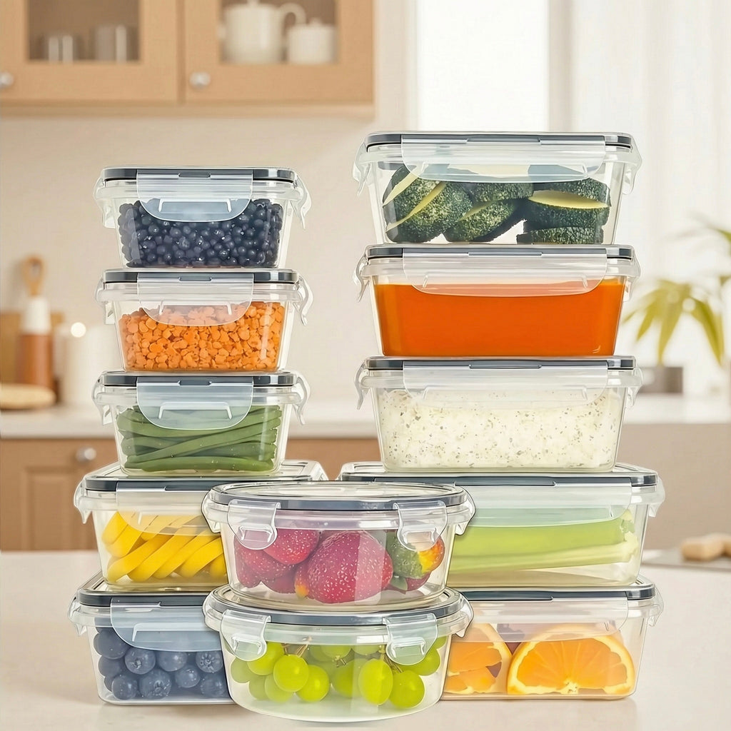 CalmPrep™ – 24-Piece Meal Prep Container Set