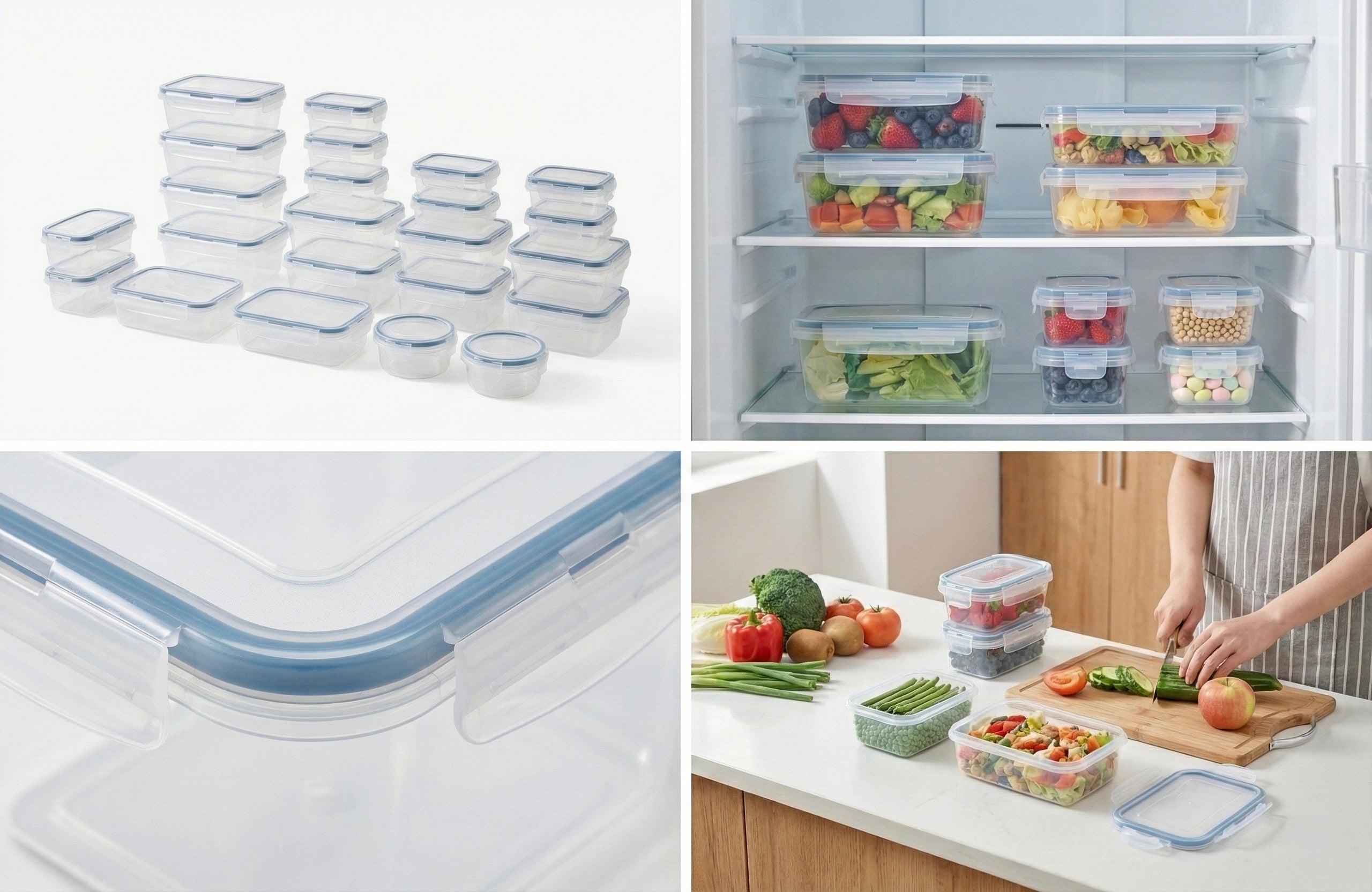 CalmPrep™ – 24-Piece Meal Prep Container Set